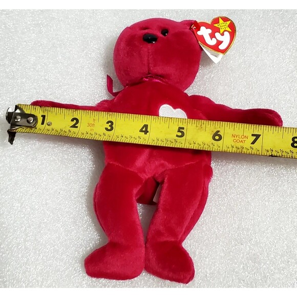 Vintage Original TY Beanie Babies Valentina The Bear 1998 W/ Errors ~ See Photos - Picture 8 of 9